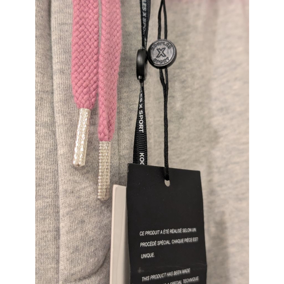 Women's The Kooples Grey & Pink Light Joggers Size 4 - Picture 5 of 16